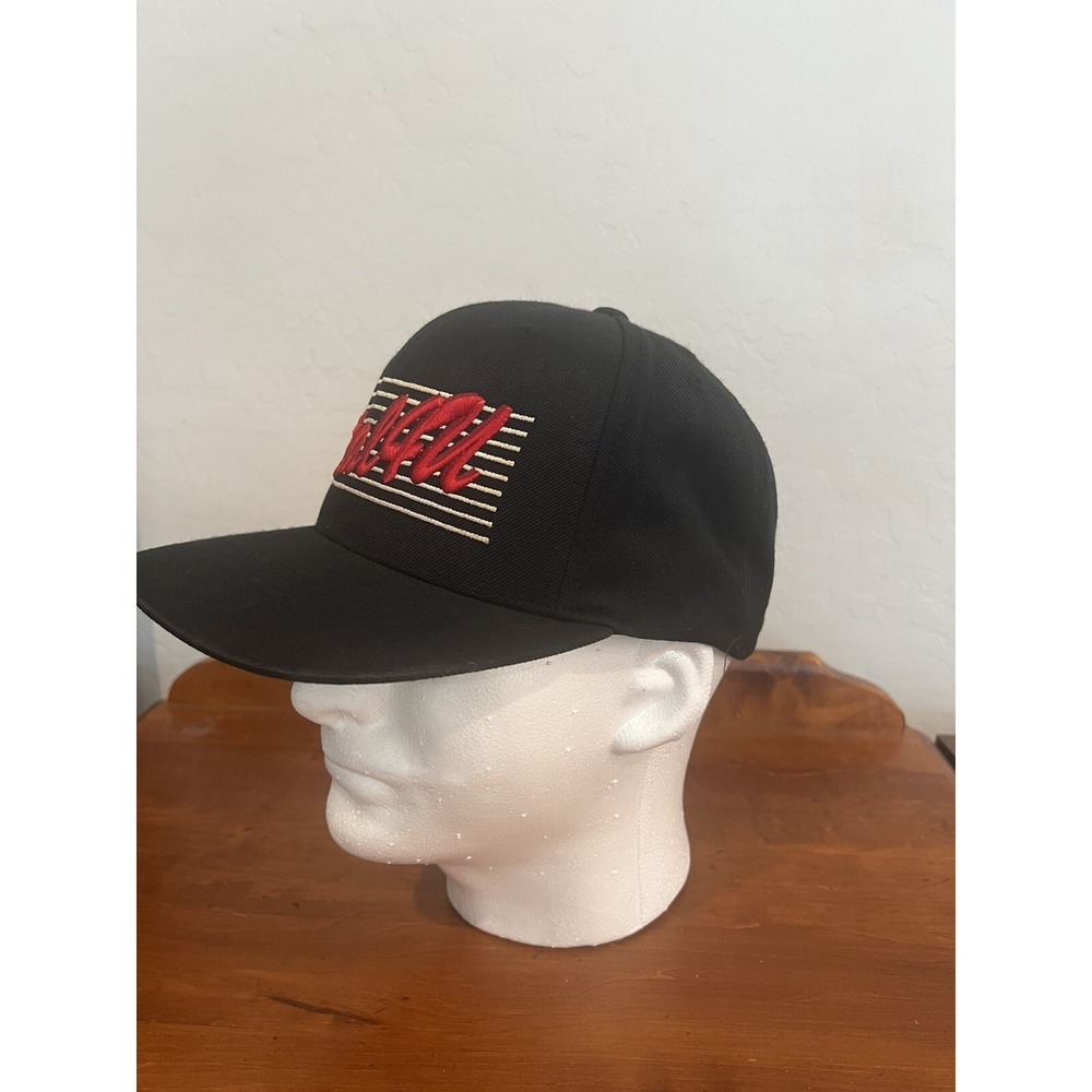 Vital 4U Energy Black Snapback Hat Structured Wool Cap Dad Hat - Picture 8 of 12